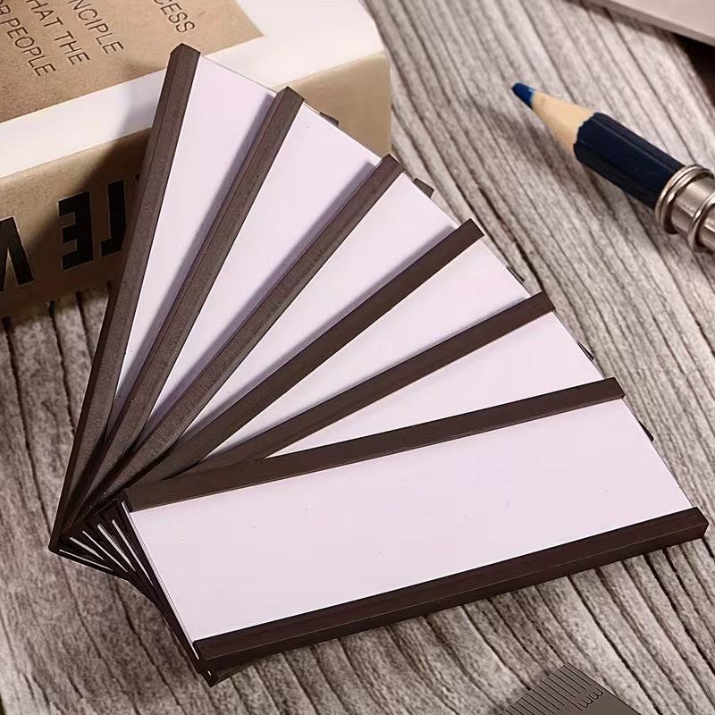 Set 50 etichete magnetice pentru rafturi metalice, 10 cm x 4 cm