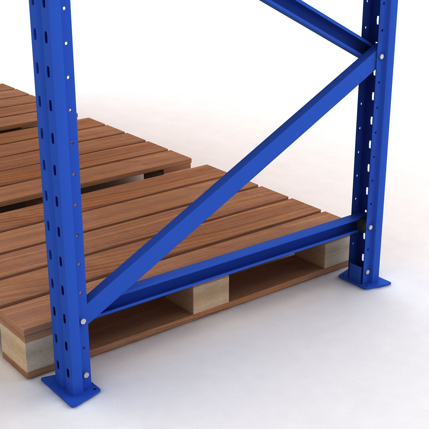 Semiraft industrial pentru depozitarea paletilor, 3 etaje, 3500kg/etaj, 600x270x105cm