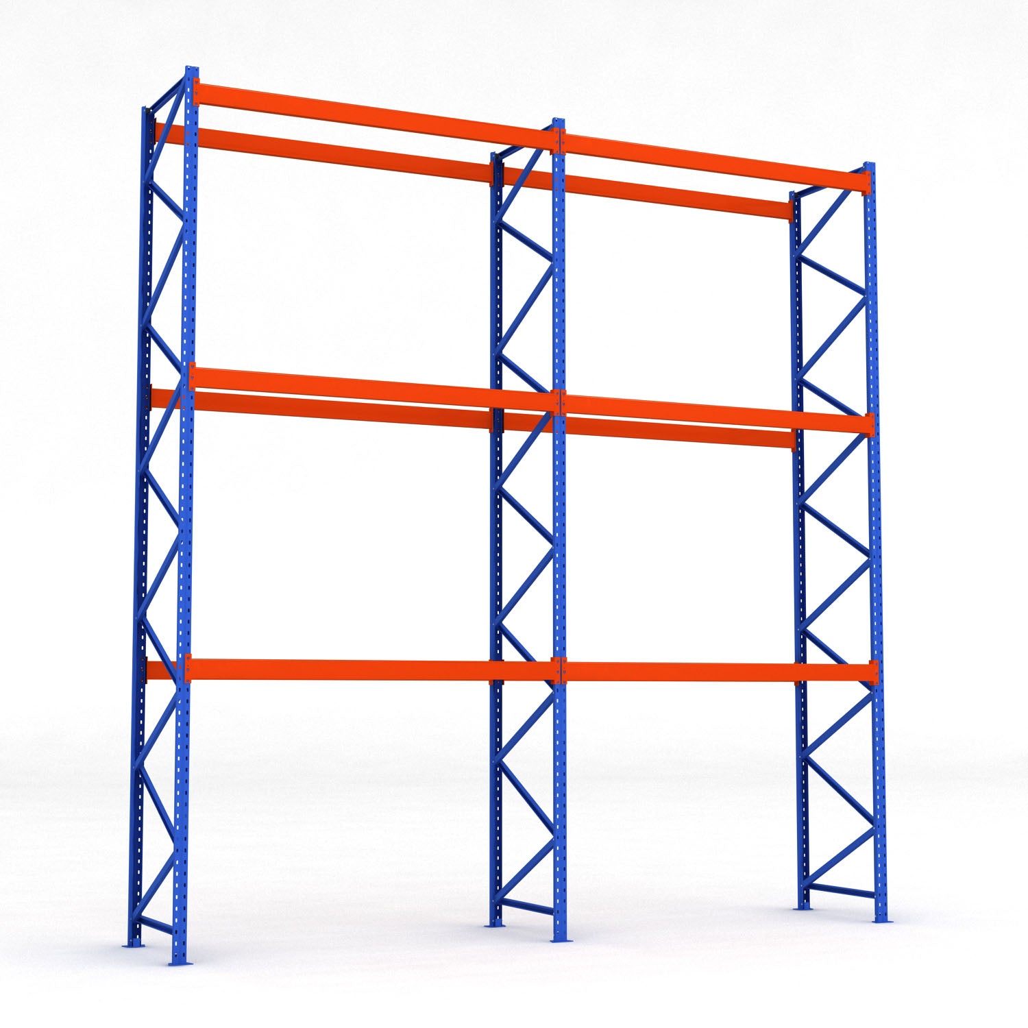 Semiraft industrial pentru depozitarea paletilor, 3 etaje, 3500kg/etaj, 600x270x105cm