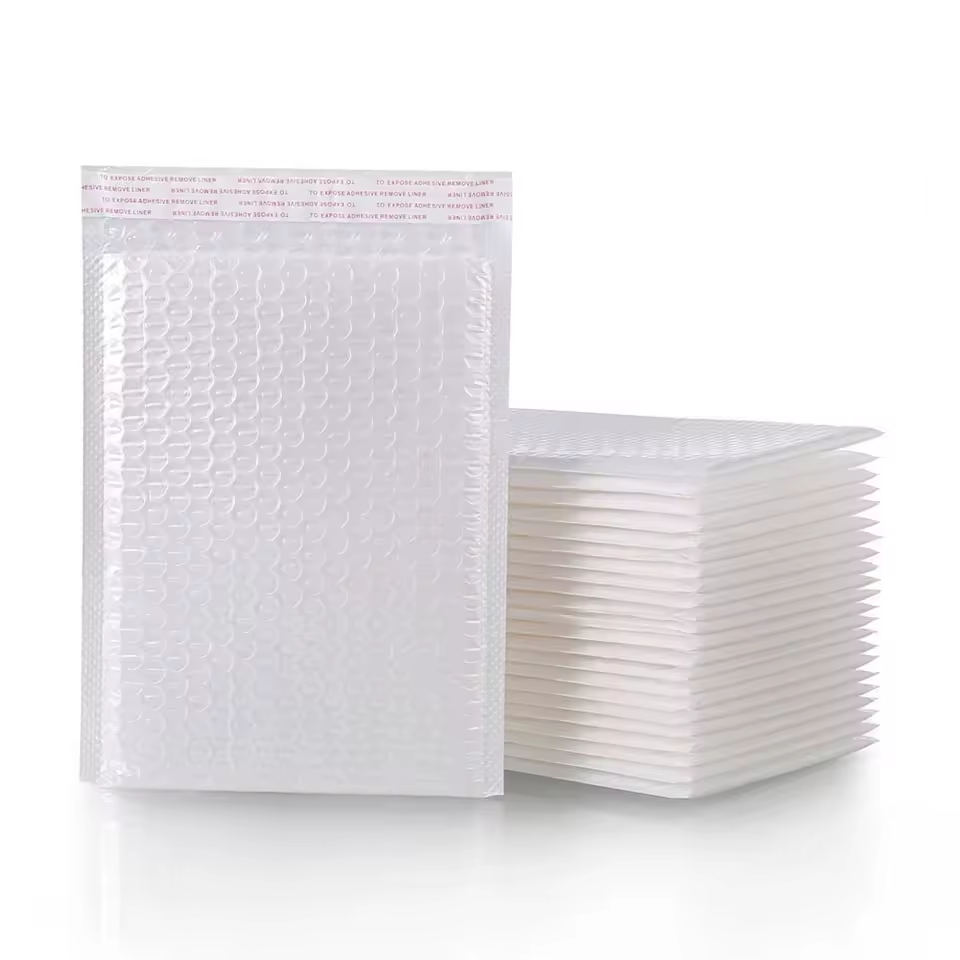 Plic antisoc cu bule 15x21x4cm, polietilena, alb
