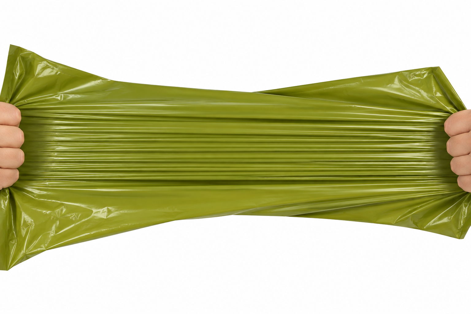 Set 100 buc pungi curierat 350x450 mm, 60 µm, Verde/Fistic, PE (polietilena), NEW