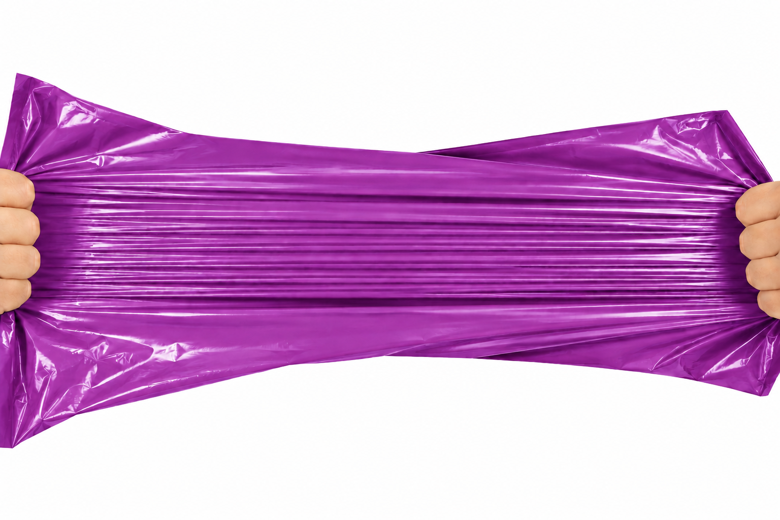 Set 100 buc pungi curierat 320x460 mm, 40 µm, Mov, PE (polietilena)