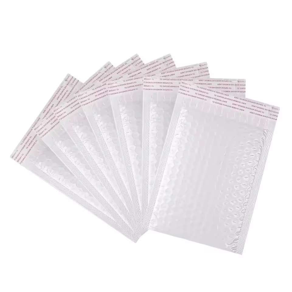 Plic antisoc cu bule 15x21x4cm, polietilena, alb