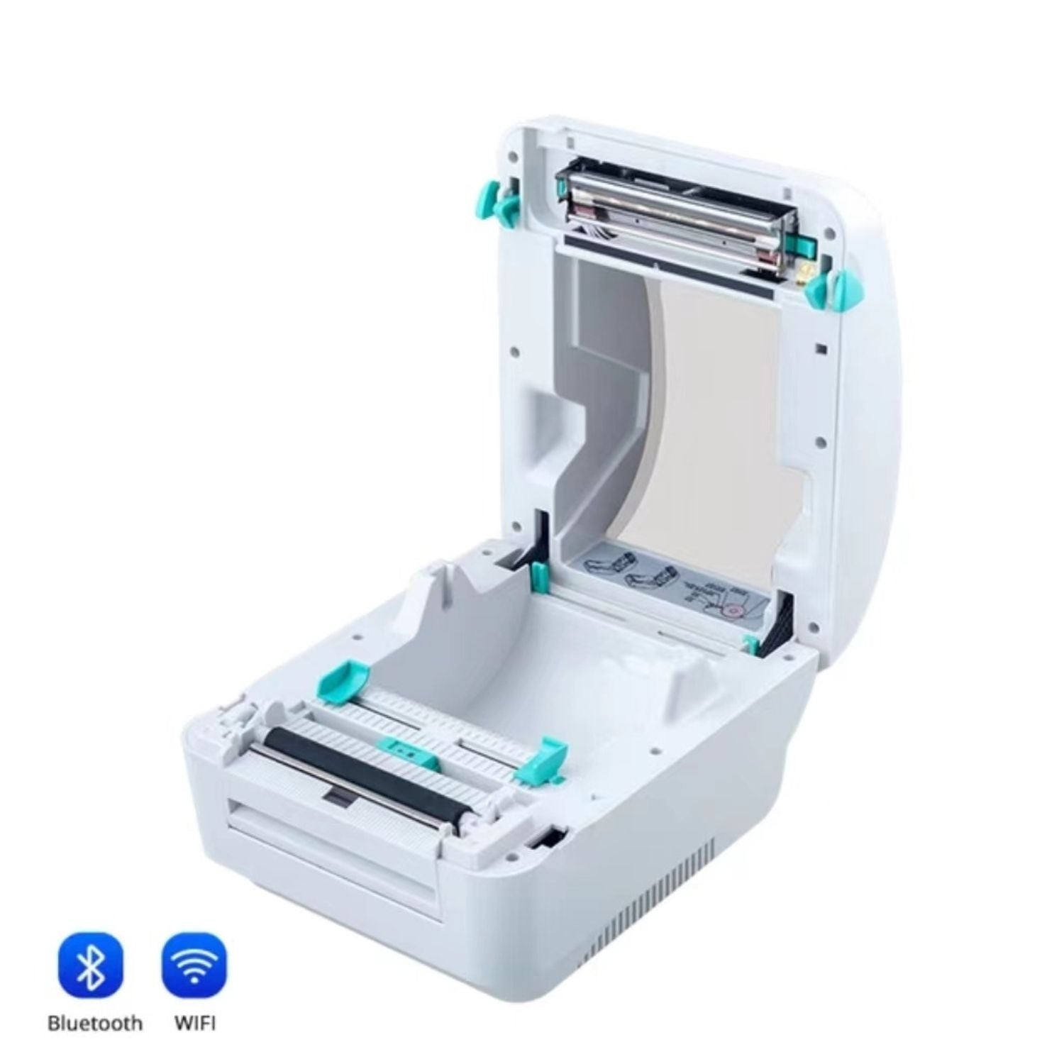 Imprimanta termica TPL TD-401 pentru etichete 100x150mm (4x6 inch) – 203 dpi, USB+Bluetooth+WiFi, culoare alb sau negru