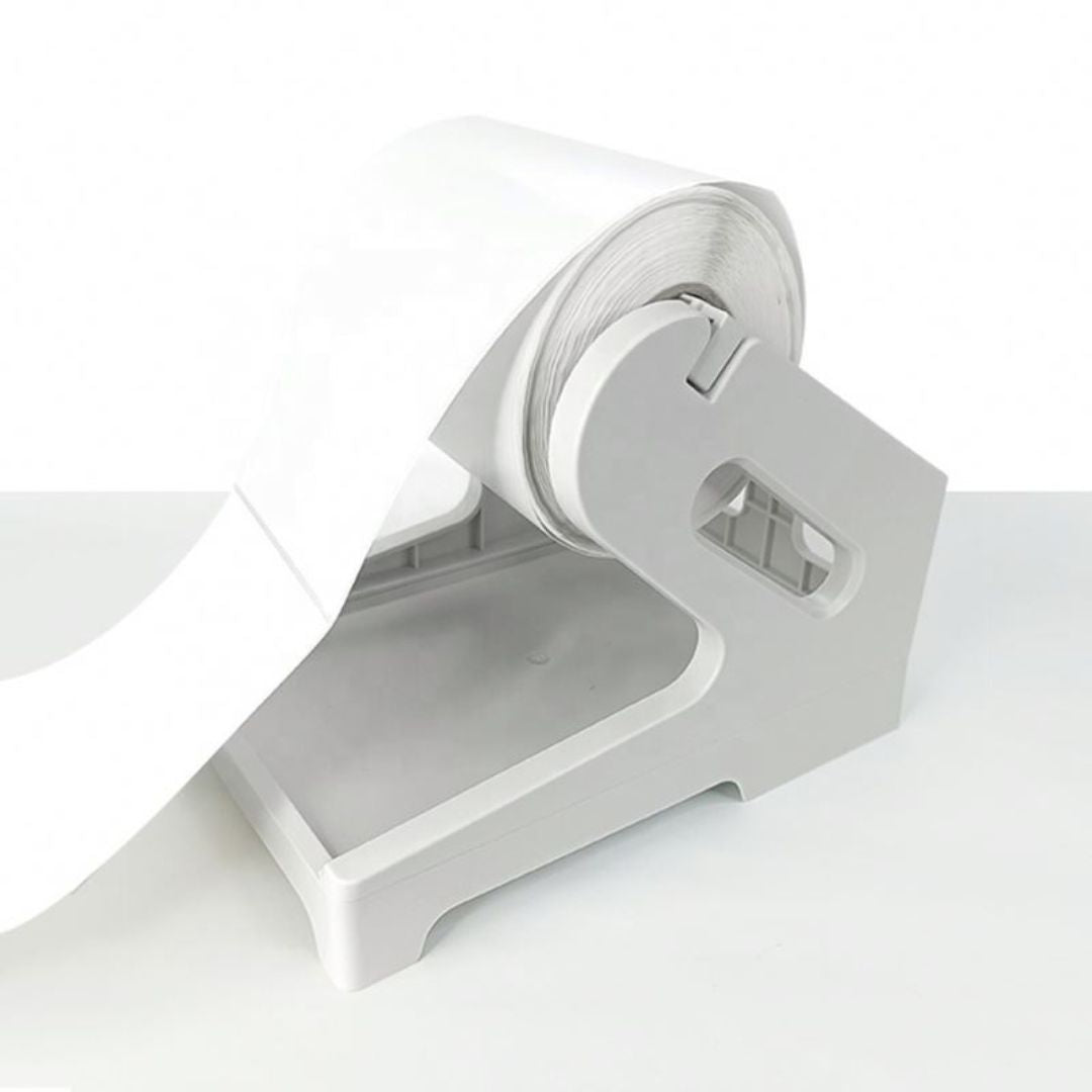 Suport imprimanta etichete AWB pentru hartie termica 4 inch (100x150mm) – suport role si coli pentru imprimante etichete, culoare alb sau negru